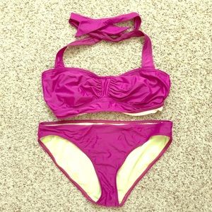 Athleta Sara Bra Cup Halter Bikini